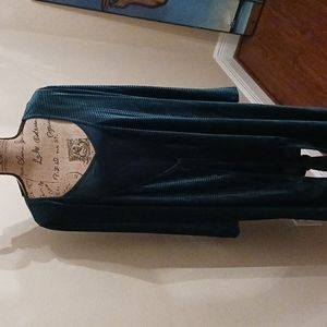 NWT a.n.a Green Velvet Cardigan Dress